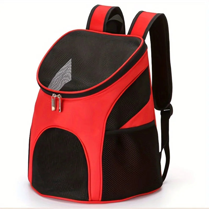 Portable Mesh Dog Bag Breathable Dog Backpack Foldable Large Capacity Dog Bag,Large capacity breathable dog outdoor backpack