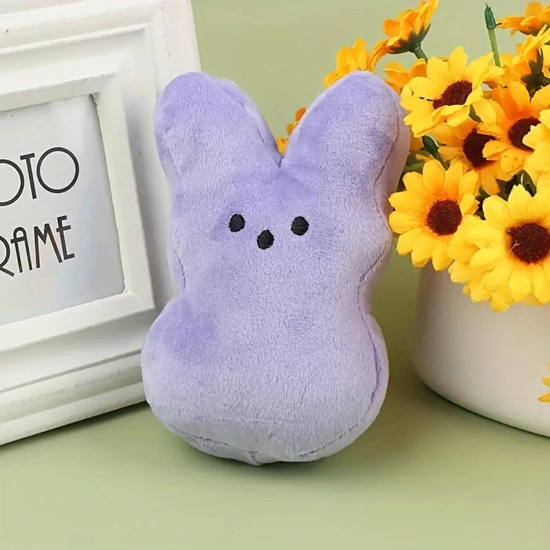 1pc Cute Easter Bunny Design Pet Grinding Teeth Plush Toy, Chewing Toy For Dog Interactive Supply