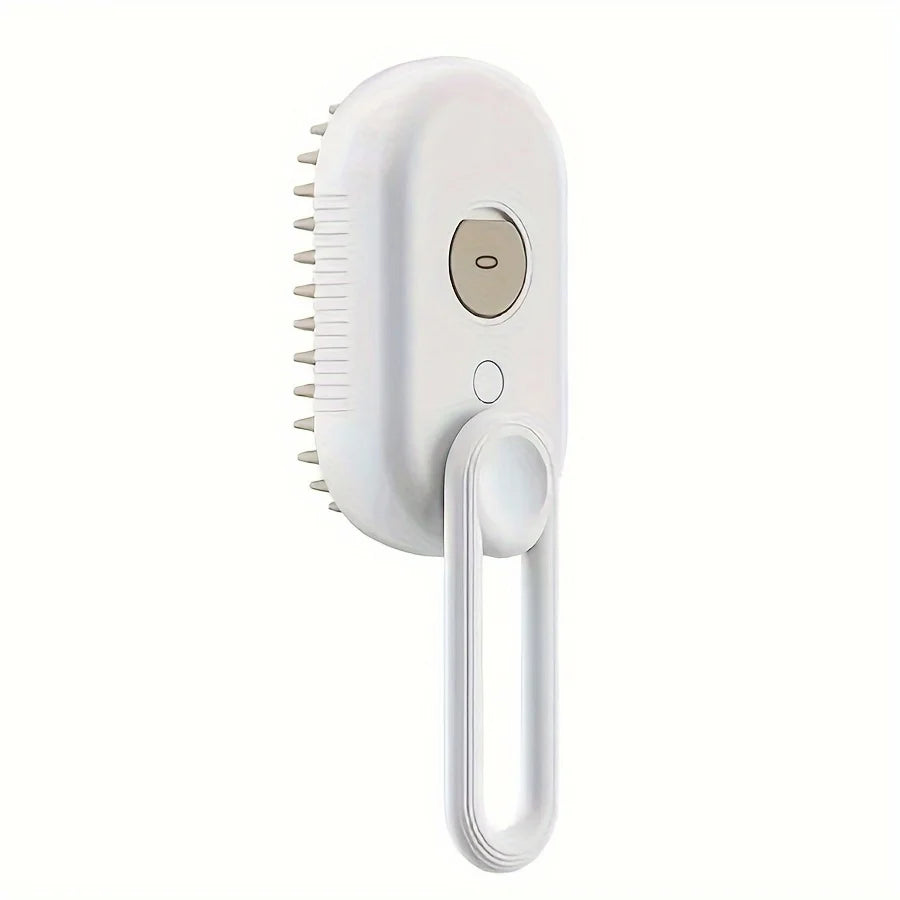 Gentle Massaging Comb for Hair Removal, Pet Grooming, and Relaxation - Easy to Clean, Durable Plastic Construction 3-in-1 Steamy