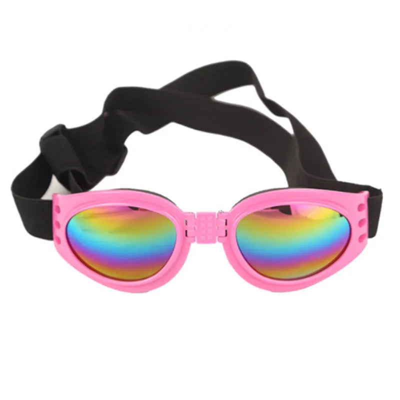 Chic Folding Pet Sunglasses - UV Protection & Scratch-Resistant - Versatile Fashion Accessory for Dogs and Cats